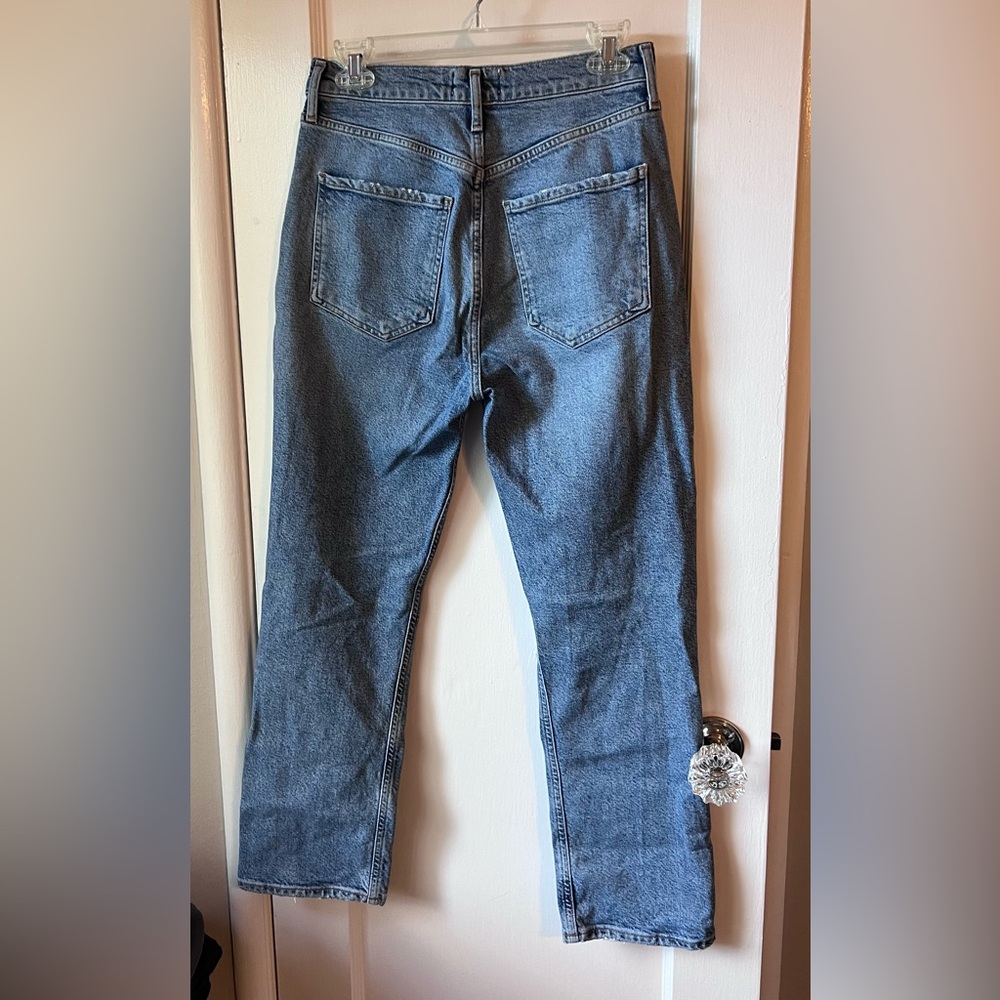 AGOLDE Riley High Rise Straight Jean, Size 27 - Picture 7 of 10